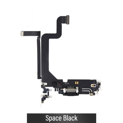 Red Charging Port for iPhone 14 Pro Max-Space Black Red Charging Port for iPhone 14 Pro Max-Space Black